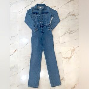 Good American Denim Jumpsuit